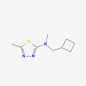 N-(cyclobutylmethyl)-N,5-dimethyl-1,3,4-thiadiazol-2-amine