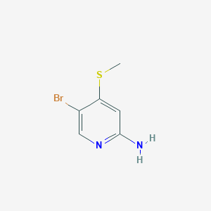 5-Bromo-4-methylsulfanylpyridin-2-amine