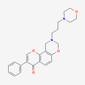 9-(3-morpholinopropyl)-3-phenyl-9,10-dihydrochromeno[8,7-e][1,3]oxazin-4(8H)-one