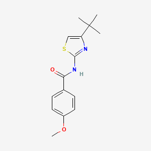 N-(4-tert-butyl-1,3-thiazol-2-yl)-4-methoxybenzamide