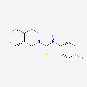 N-(4-bromophenyl)-3,4-dihydro-1H-isoquinoline-2-carbothioamide