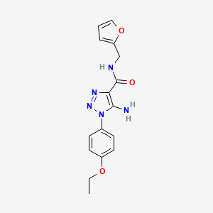 5-amino-1-(4-ethoxyphenyl)-N-(furan-2-ylmethyl)-1H-1,2,3-triazole-4-carboxamide