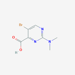 5-Bromo-2-(dimethylamino)pyrimidine-4-carboxylic acid
