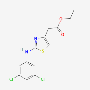 Ethyl 2-(2-((3,5-dichlorophenyl)amino)thiazol-4-yl)acetate