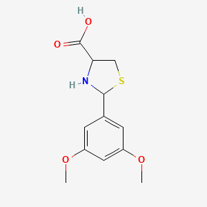 2-(3,5-Dimethoxyphenyl)-1,3-thiazolidine-4-carboxylic acid