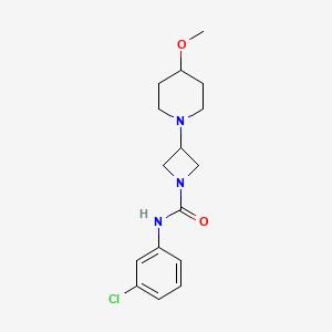 N-(3-chlorophenyl)-3-(4-methoxypiperidin-1-yl)azetidine-1-carboxamide