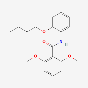 molecular formula C19H23NO4 B2519634 N-(2-butoxyphenyl)-2,6-dimethoxybenzamide CAS No. 449167-04-8