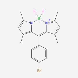 8-(4-Bromophenyl)-4,4-difluoro-1,3,5,7-tetramethyl-4-bora-3a,4a-diaza-s-indacene