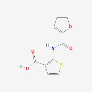 molecular formula C10H7NO4S B2519713 2-(呋喃-2-酰胺)噻吩-3-羧酸 CAS No. 926190-41-2