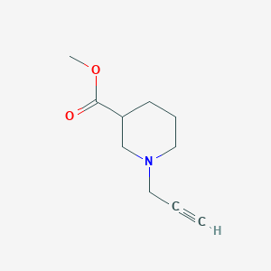 molecular formula C10H15NO2 B2519731 1-(丙-2-炔-1-基)哌啶-3-甲酸甲酯 CAS No. 1548668-14-9