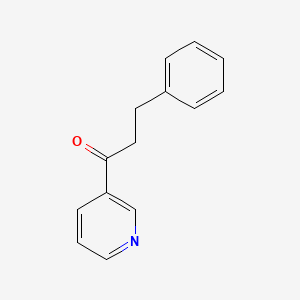 molecular formula C14H13NO B2519756 3-Phenyl-1-(3-pyridinyl)-1-propanone CAS No. 1802-36-4