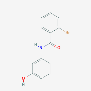 molecular formula C13H10BrNO2 B2519786 2-bromo-N-(3-hydroxyphenyl)benzamide CAS No. 64352-51-8