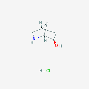 molecular formula C6H12ClNO B2519826 Rel-(1R,4S,6R)-2-azabicyclo[2.2.1]heptan-6-ol hydrochloride CAS No. 2230807-06-2
