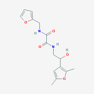 molecular formula C15H18N2O5 B2519881 N1-(2-(2,5-dimethylfuran-3-yl)-2-hydroxyethyl)-N2-(furan-2-ylmethyl)oxalamide CAS No. 2309348-99-8