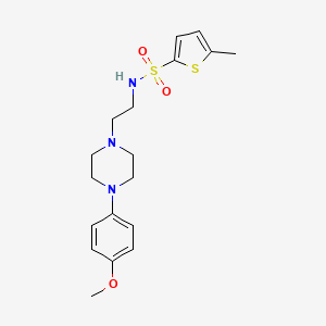N-(2-(4-(4-methoxyphenyl)piperazin-1-yl)ethyl)-5-methylthiophene-2-sulfonamide