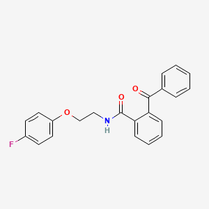 2-benzoyl-N-[2-(4-fluorophenoxy)ethyl]benzamide