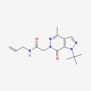 N-allyl-2-(1-(tert-butyl)-4-methyl-7-oxo-1H-pyrazolo[3,4-d]pyridazin-6(7H)-yl)acetamide