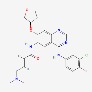 molecular formula C24H25ClFN5O3 B2519980 (R)-Afatinib CAS No. 850140-72-6; 945553-91-3