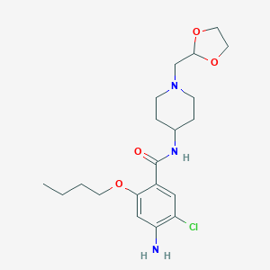 molecular formula C20H30ClN3O4 B025200 多巴布雷 CAS No. 106707-51-1