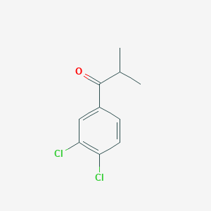 molecular formula C10H10Cl2O B2520015 1-(3,4-Dichlorophenyl)-2-methylpropan-1-one CAS No. 875916-50-0