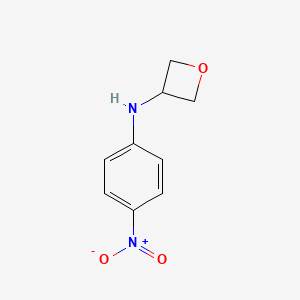 molecular formula C9H10N2O3 B2520035 N-(4-nitrophenyl)oxetan-3-amine CAS No. 1493560-89-6