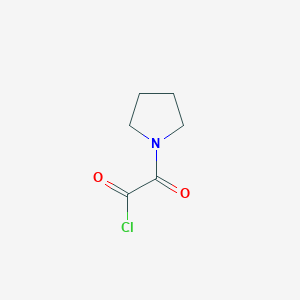 molecular formula C6H8ClNO2 B025201 2-Oxo-2-pyrrolidin-1-ylacetyl chloride CAS No. 100481-08-1
