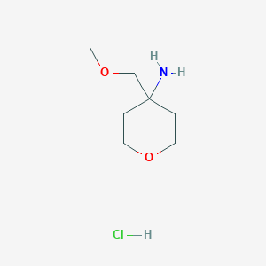 4-(Methoxymethyl)oxan-4-amine hydrochloride
