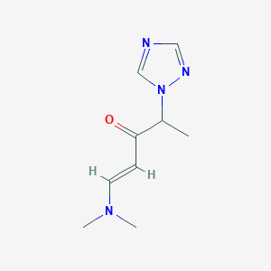 (E)-1-(dimethylamino)-4-(1,2,4-triazol-1-yl)pent-1-en-3-one