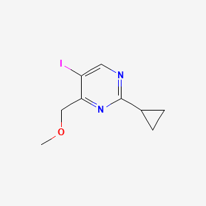 2-Cyclopropyl-5-iodo-4-(methoxymethyl)pyrimidine