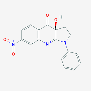 molecular formula C17H13N3O4 B025202 S-(-)-7-Desmethyl-8-nitro Blebbistatin CAS No. 856925-75-2