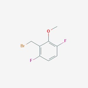 molecular formula C8H7BrF2O B2520266 3,6-Difluoro-2-methoxybenzyl bromide CAS No. 1261645-28-6