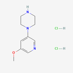 1-(5-Methoxypyridin-3-yl)piperazine dihydrochloride