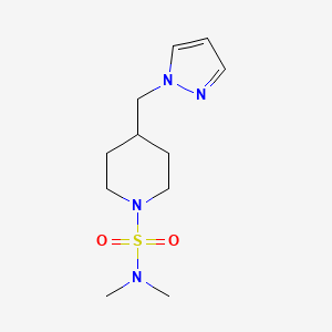 4-((1H-pyrazol-1-yl)methyl)-N,N-dimethylpiperidine-1-sulfonamide
