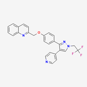 molecular formula C26H19F3N4O B2520347 TP-10 