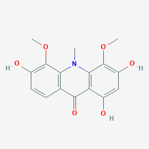 molecular formula C16H15NO6 B2520617 Buxifoliadine H CAS No. 263007-72-3