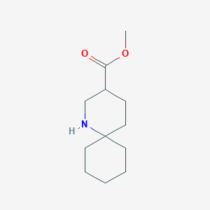molecular formula C12H21NO2 B2520654 Methyl 1-azaspiro[5.5]undecane-3-carboxylate CAS No. 2375274-64-7