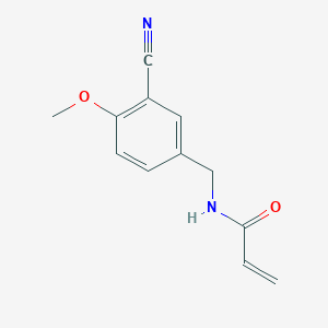 N-[(3-Cyano-4-methoxyphenyl)methyl]prop-2-enamide