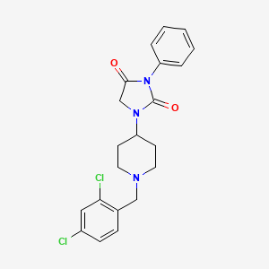 1-(1-(2,4-Dichlorobenzyl)piperidin-4-yl)-3-phenylimidazolidine-2,4-dione