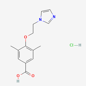 4-[2-(1H-imidazol-1-yl)ethoxy]-3,5-dimethylbenzoic acid hydrochloride