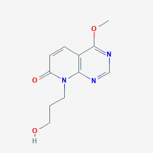 8-(3-hydroxypropyl)-4-methoxypyrido[2,3-d]pyrimidin-7(8H)-one