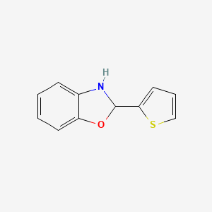 2-Thiophen-2-yl-2,3-dihydro-1,3-benzoxazole