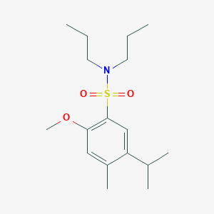 5-isopropyl-2-methoxy-4-methyl-N,N-dipropylbenzenesulfonamide