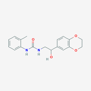 1-(2-(2,3-Dihydrobenzo[b][1,4]dioxin-6-yl)-2-hydroxyethyl)-3-(o-tolyl)urea