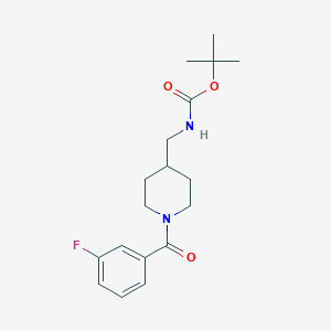 tert-Butyl [1-(3-fluorobenzoyl)piperidin-4-yl]methylcarbamate