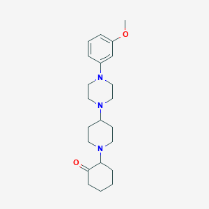 2-(4-(4-(3-Methoxyphenyl)piperazin-1-yl)piperidin-1-yl)cyclohexanone