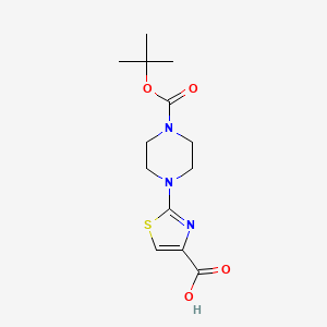 2-(4-(tert-Butoxycarbonyl)piperazin-1-yl)thiazole-4-carboxylic acid