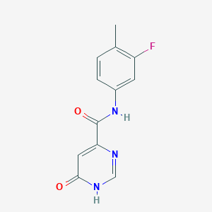 N-(3-fluoro-4-methylphenyl)-6-hydroxypyrimidine-4-carboxamide