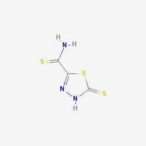 2-Sulfanylidene-3H-1,3,4-thiadiazole-5-carbothioamide