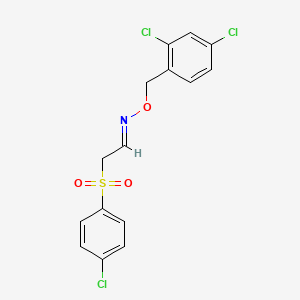 2-[(4-chlorophenyl)sulfonyl]acetaldehyde O-(2,4-dichlorobenzyl)oxime