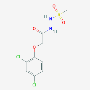 2-(2,4-dichlorophenoxy)-N'-methylsulfonylacetohydrazide